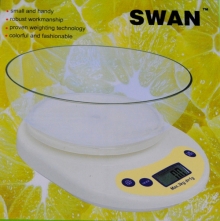 Електронна кухненска везна с купа SWAN